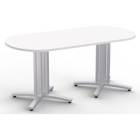 Special-T Table, Racetrack, 2Legs, 36inx72inx29in, WE SCTS4XCTR3672DW